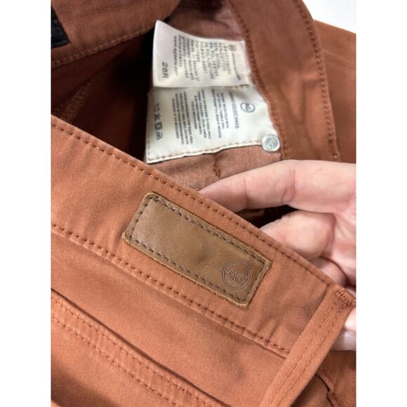 AG Adriano Goldschmied The Farrah Skinny Ankle High-rise Jeans Brick Dust 26 R - Picture 7 of 10